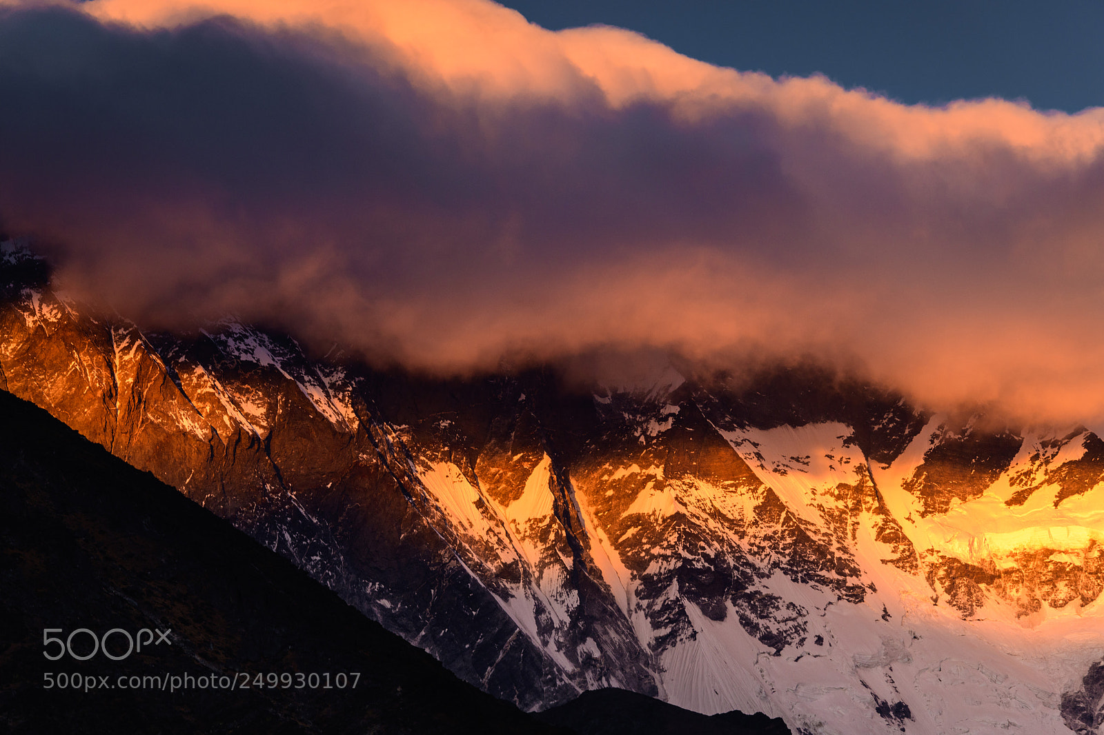 Nikon D850 sample photo. Lhotse wall photography