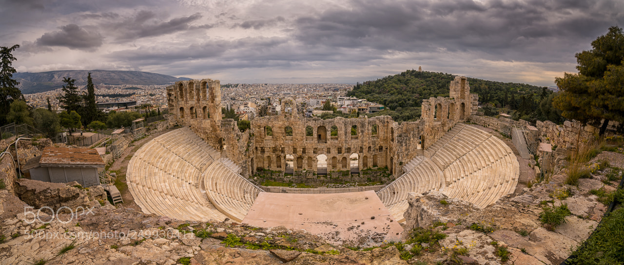 Sony a7R II sample photo. Odeon of herodes atticus photography