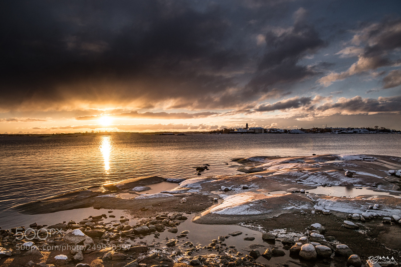 Nikon D5200 sample photo. Dramatic sunrise, helsinki photography
