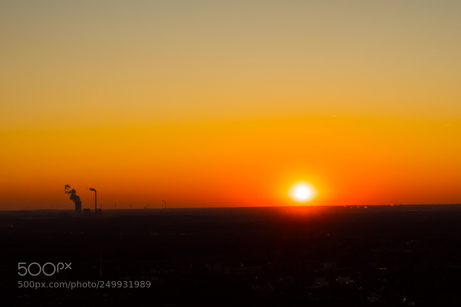 Sony SLT-A68 sample photo. Sonnenuntergang im ruhrpott photography