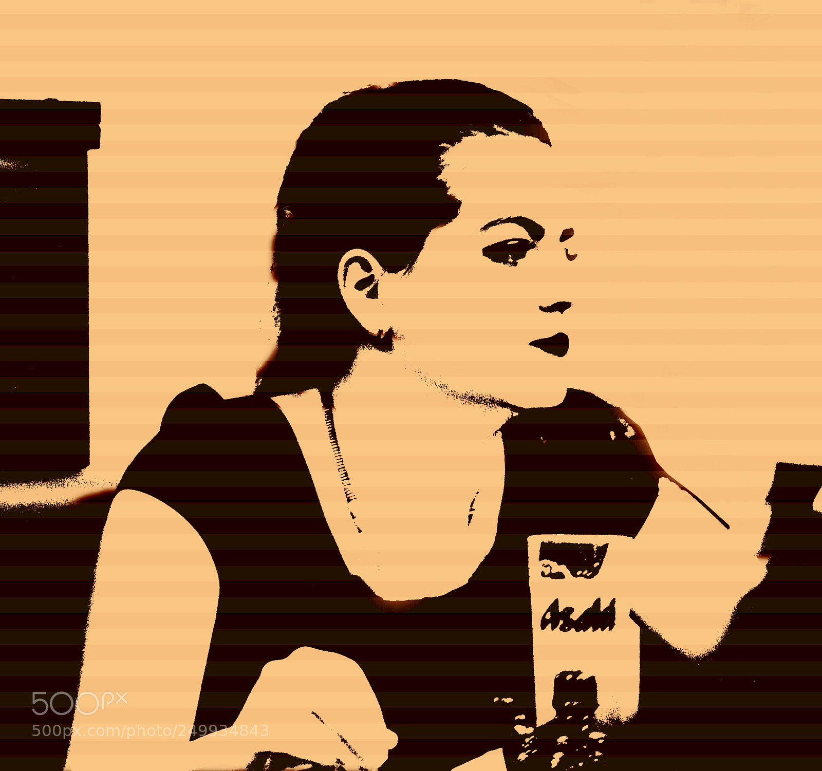 Canon EOS 550D (EOS Rebel T2i / EOS Kiss X4) sample photo. Portrait in pop-art style photography