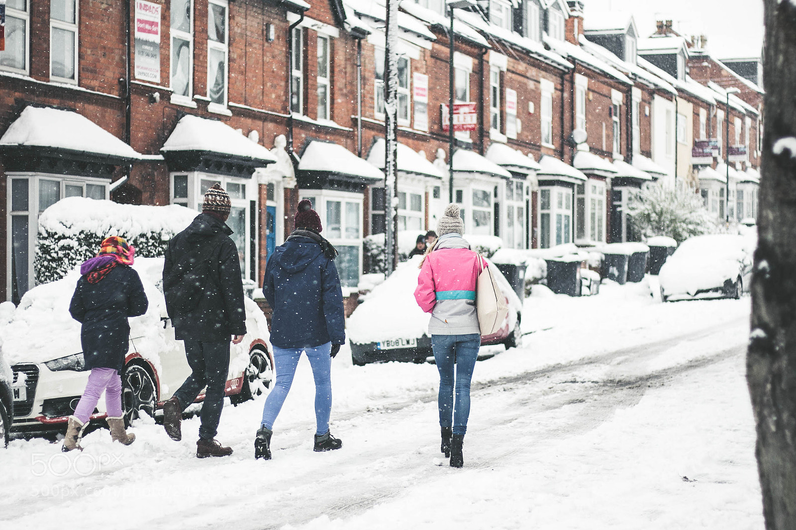 Canon EOS 70D sample photo. Snow street photography