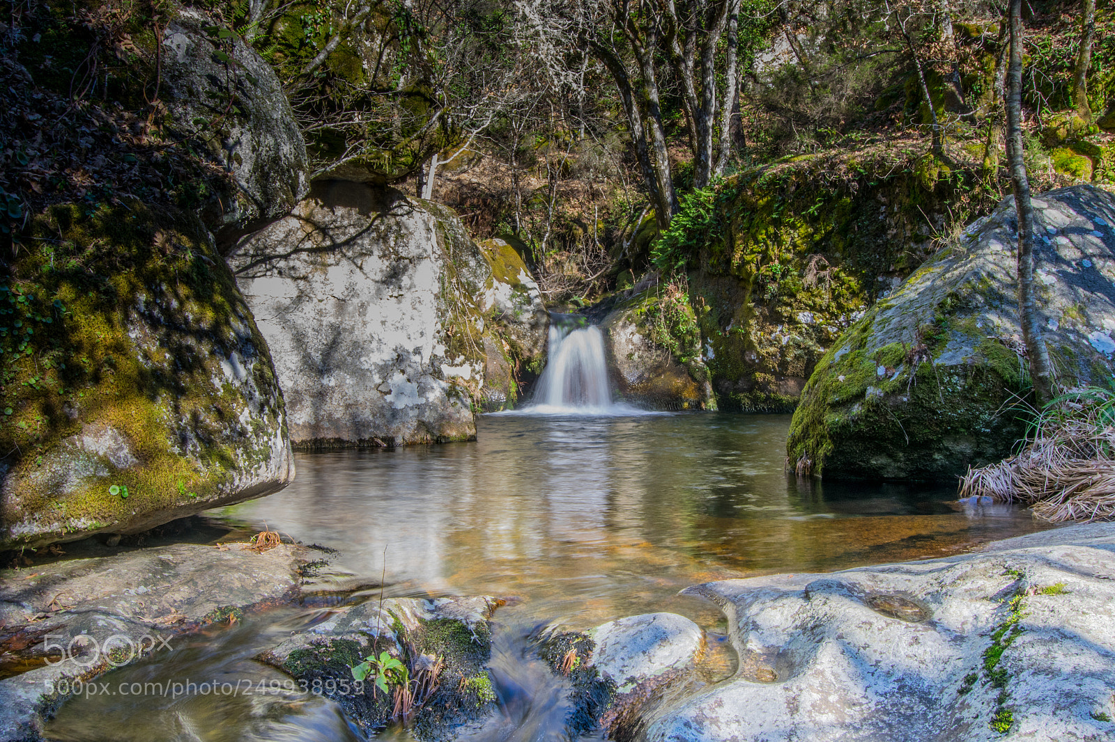 Nikon D3300 sample photo. Winter waterfall photography