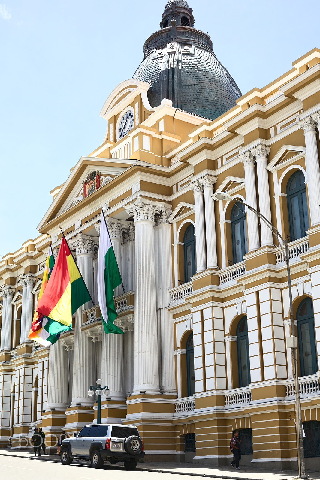 Canon EF 50mm F1.8 II sample photo. Legislative palace in la paz, bolivia photography