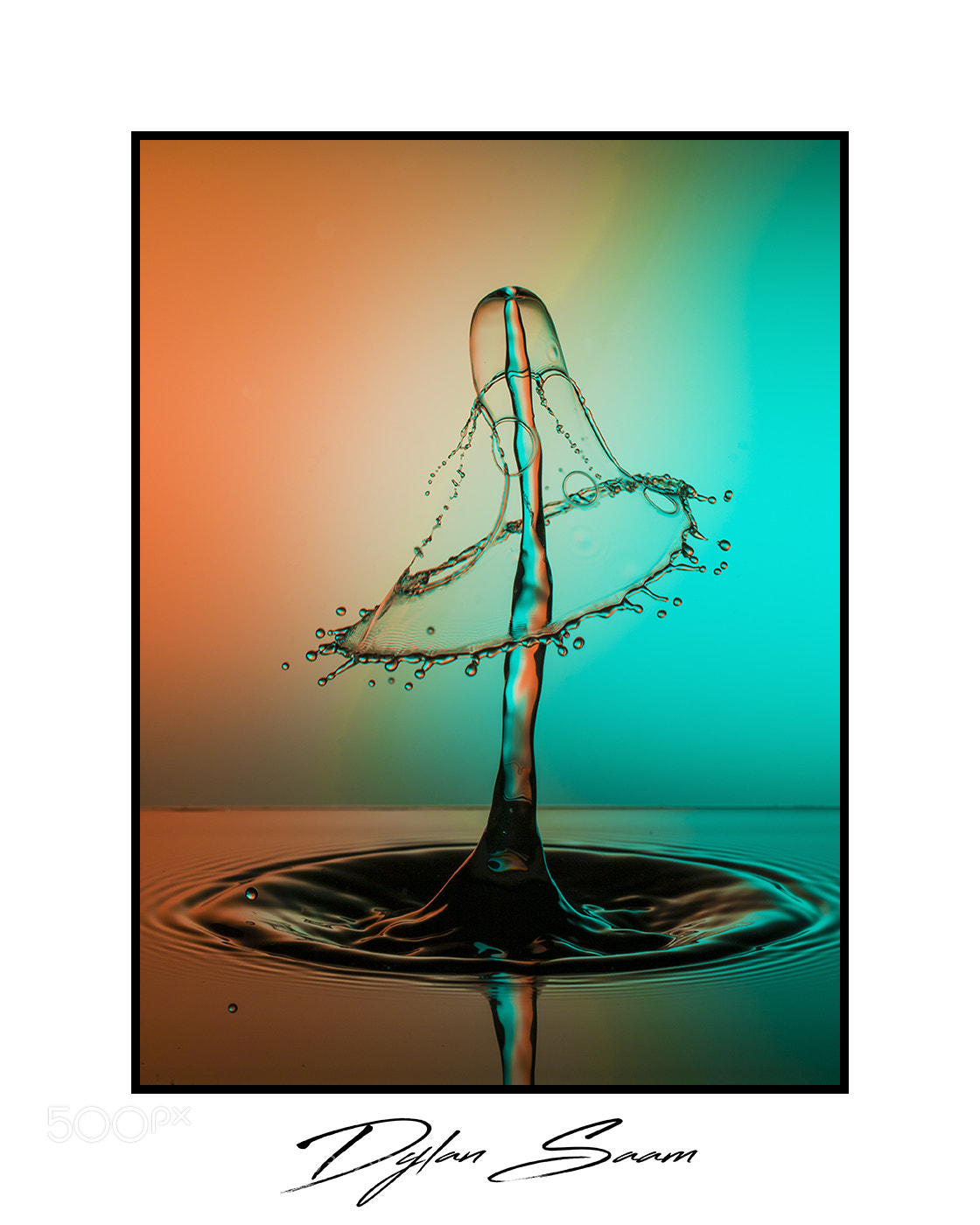 Canon EOS 70D sample photo. Irish water drop photography