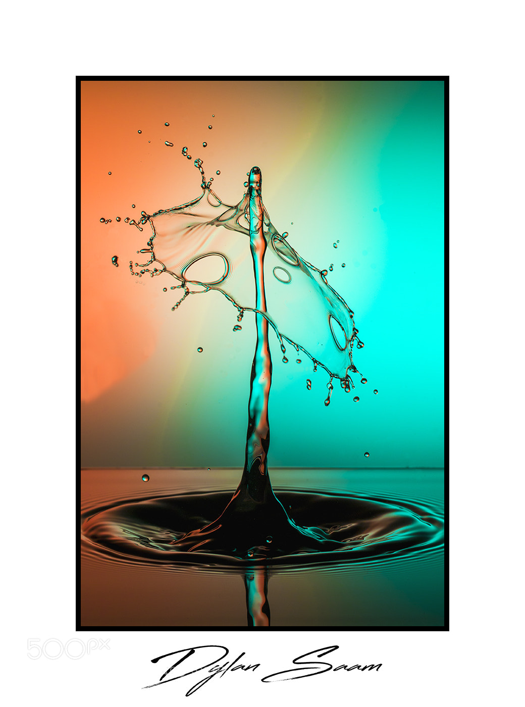 Canon EOS 70D sample photo. Irish water drop photography