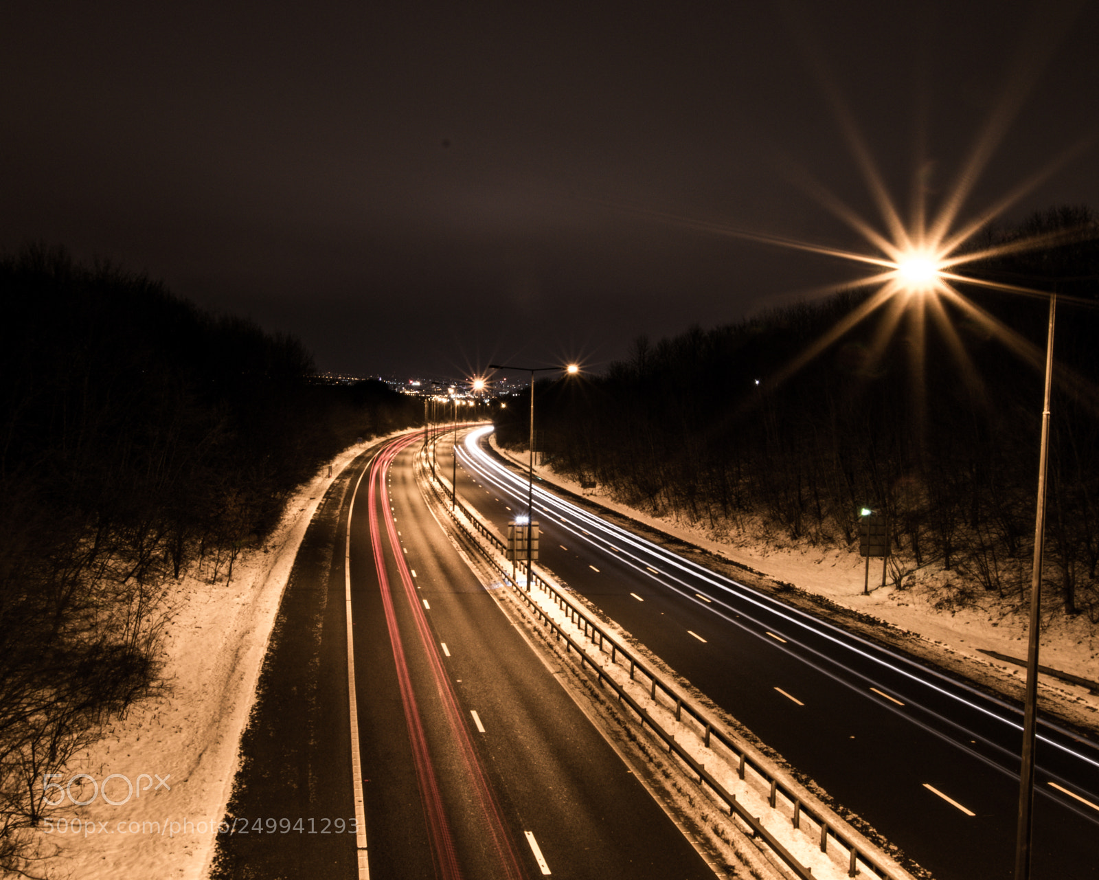 Nikon D3300 sample photo. Motorway into leeds, m621 photography