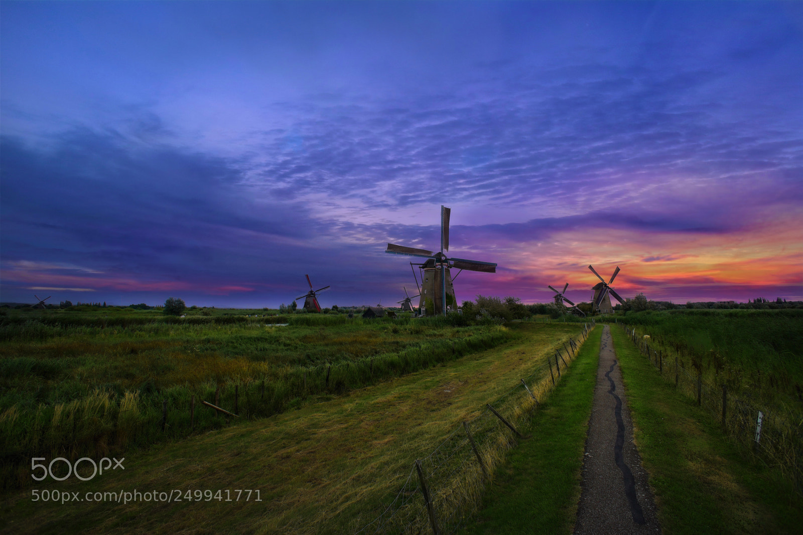 Sony Alpha NEX-7 sample photo. Kinderdijk at sunset photography