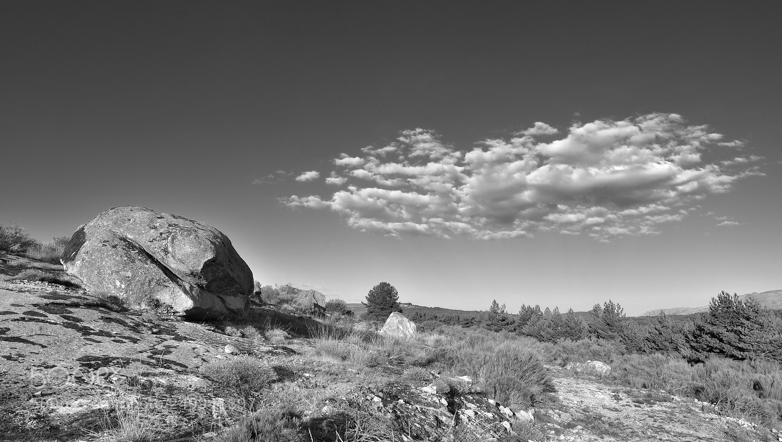 Nikon D7200 sample photo. Rock and cloud. photography