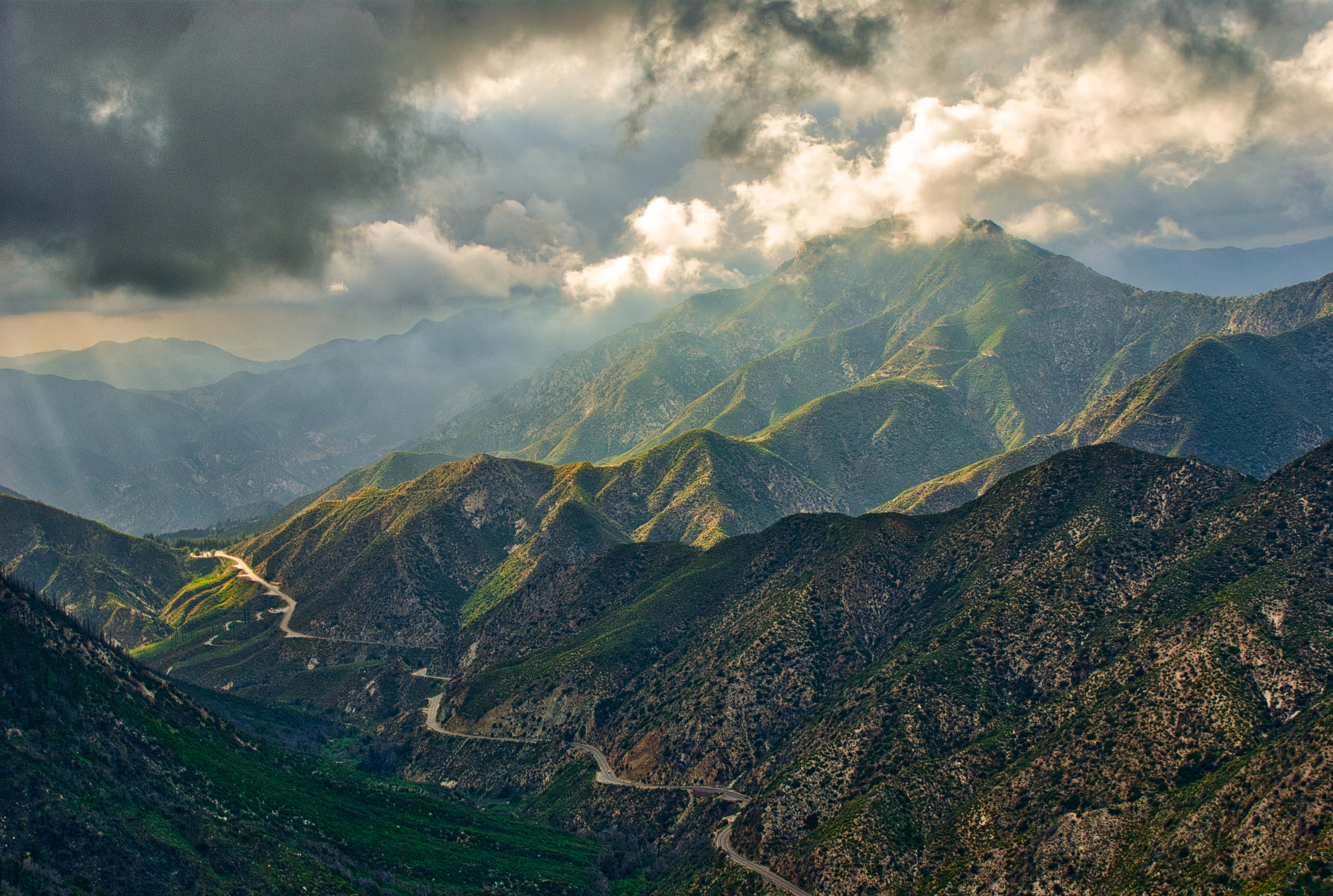 Sony Alpha DSLR-A300 sample photo. Cloudy mountains ii photography
