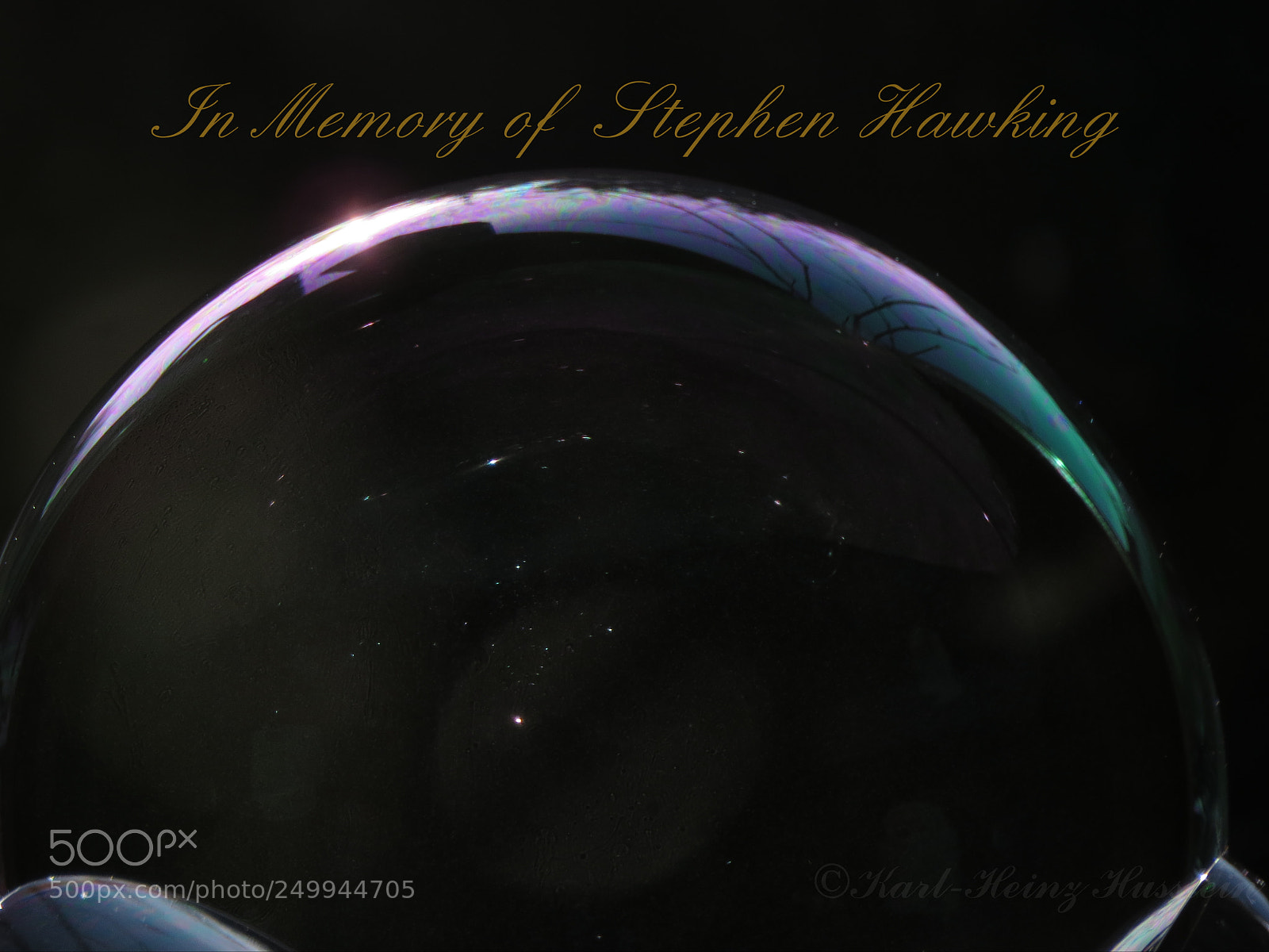 Canon PowerShot SX50 HS sample photo. Universe in a bubble photography