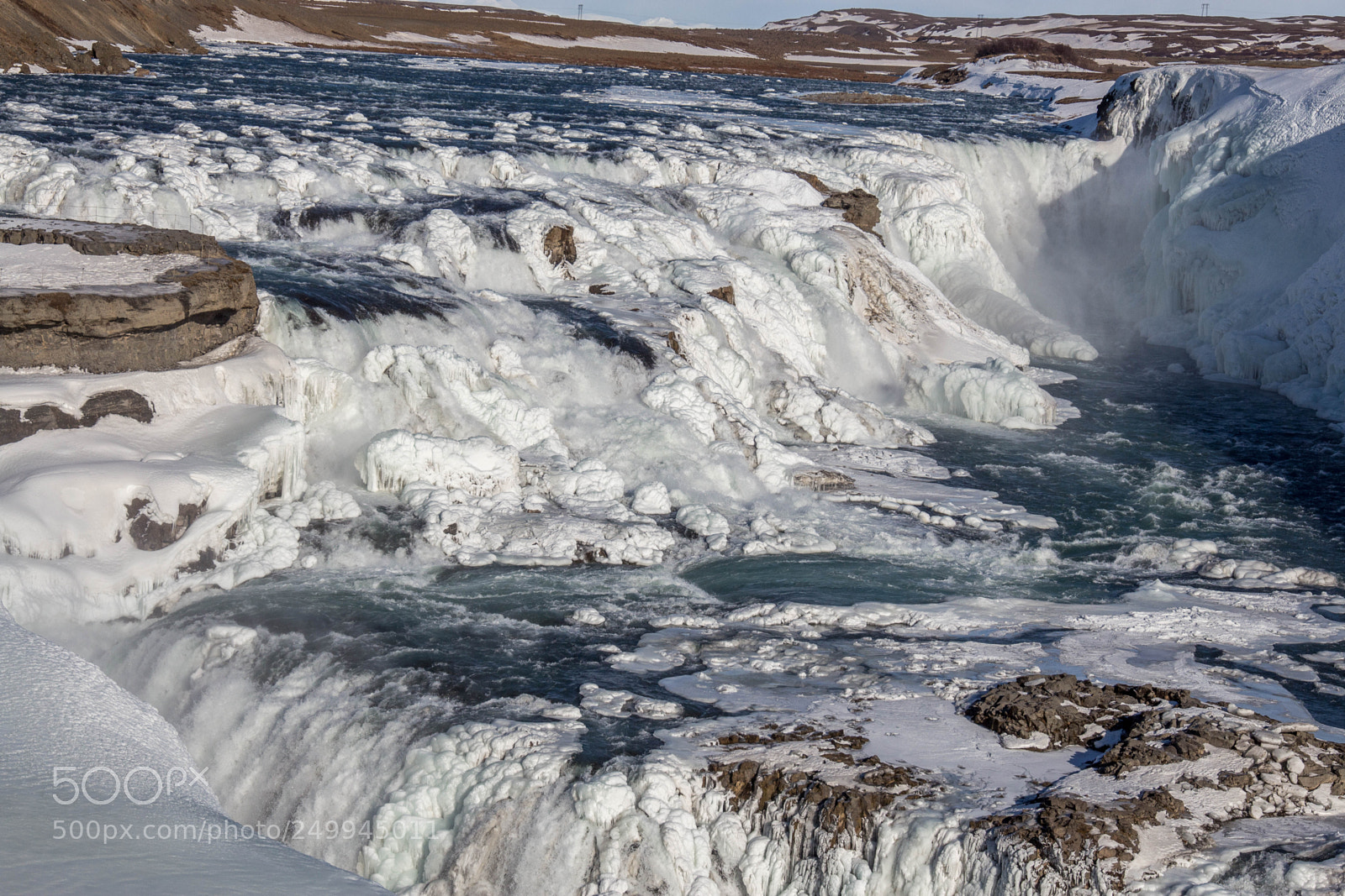 Canon EOS 700D (EOS Rebel T5i / EOS Kiss X7i) sample photo. Part of gullfoss waterfall photography