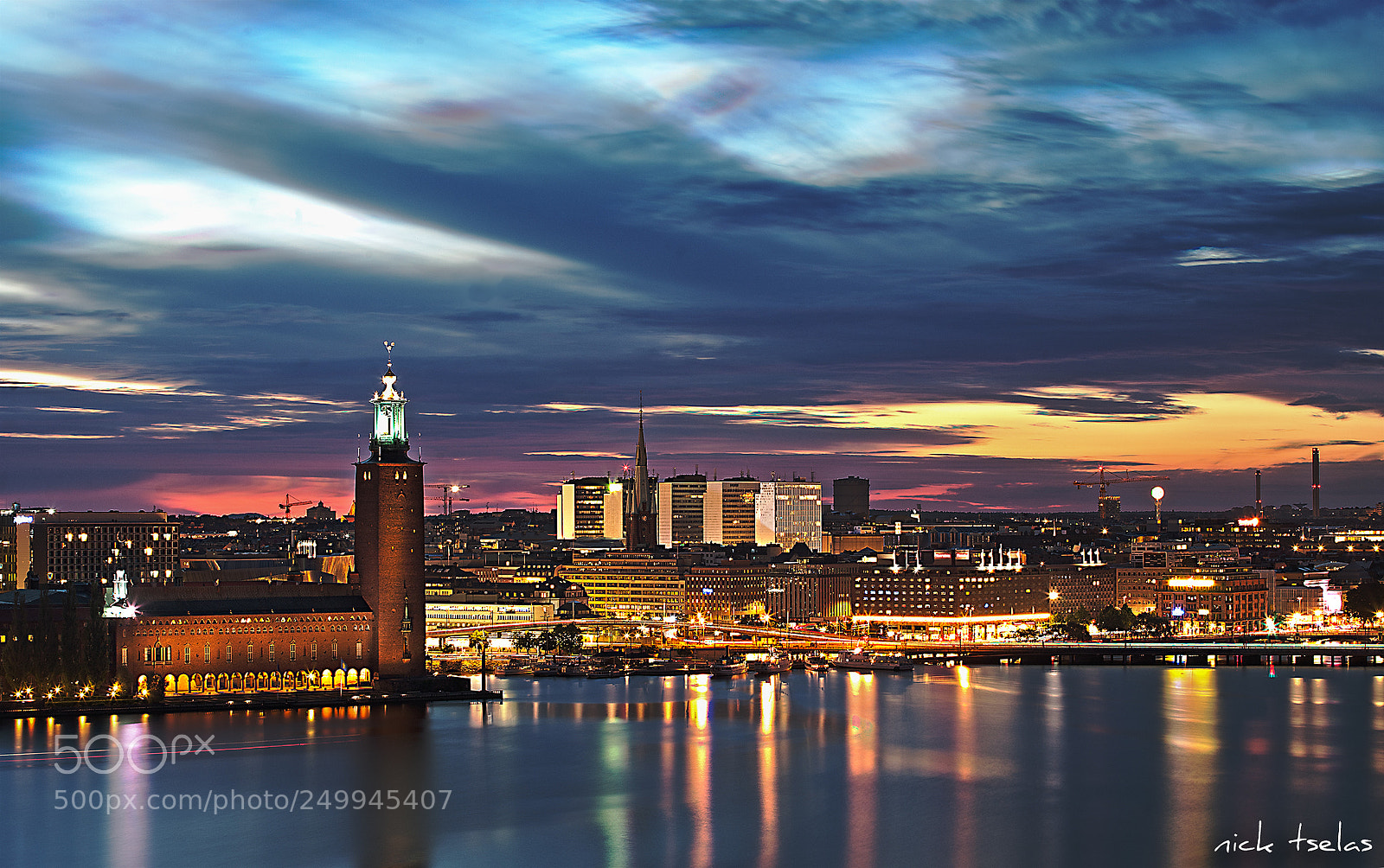 Canon EOS 5D sample photo. Stockholms stadshus photography
