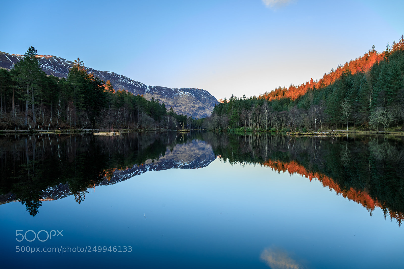 Canon EOS 6D Mark II sample photo. Reflection at glencoe lochan photography