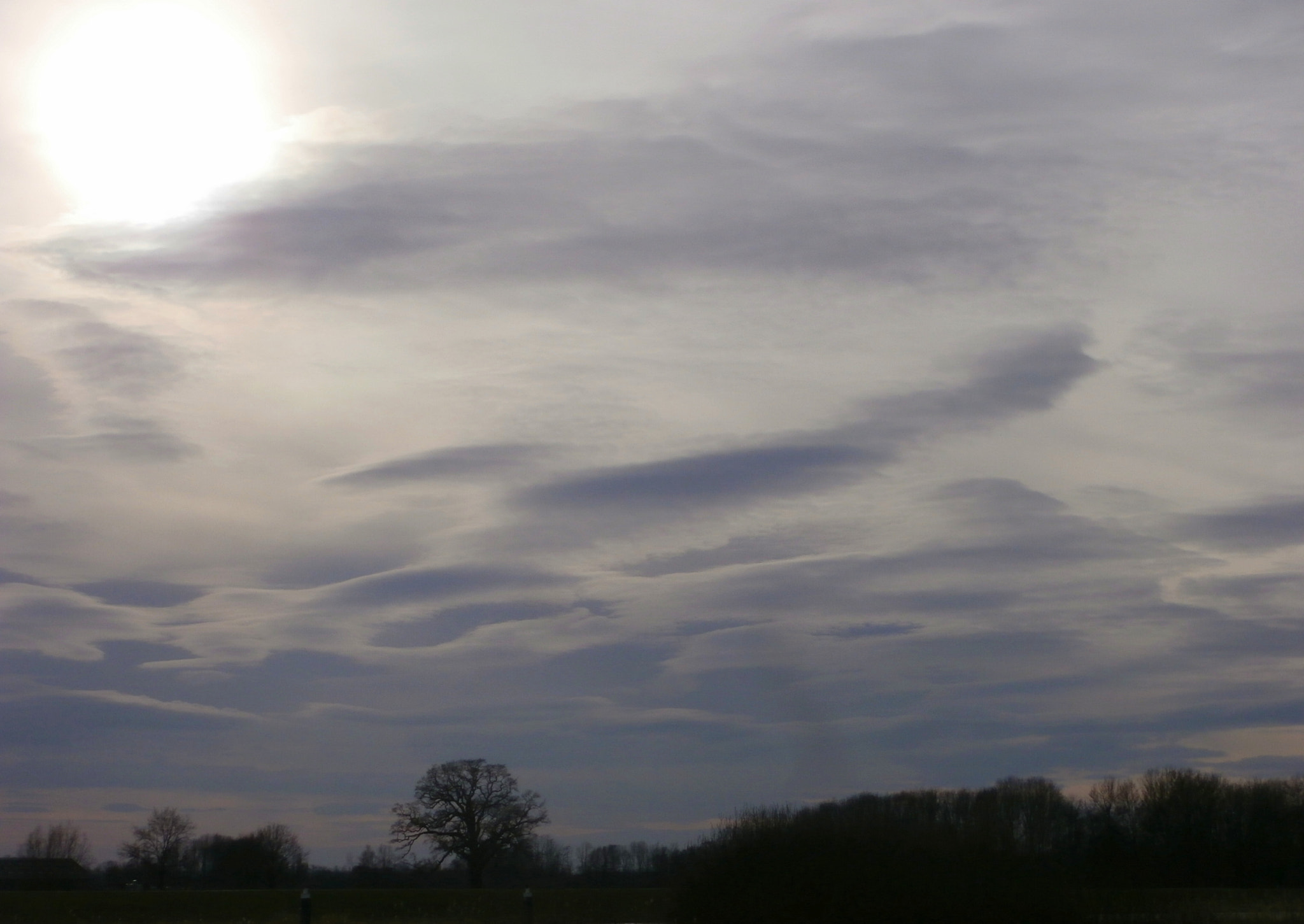 Olympus VR340,D750 sample photo. Lenticularis clouds photography