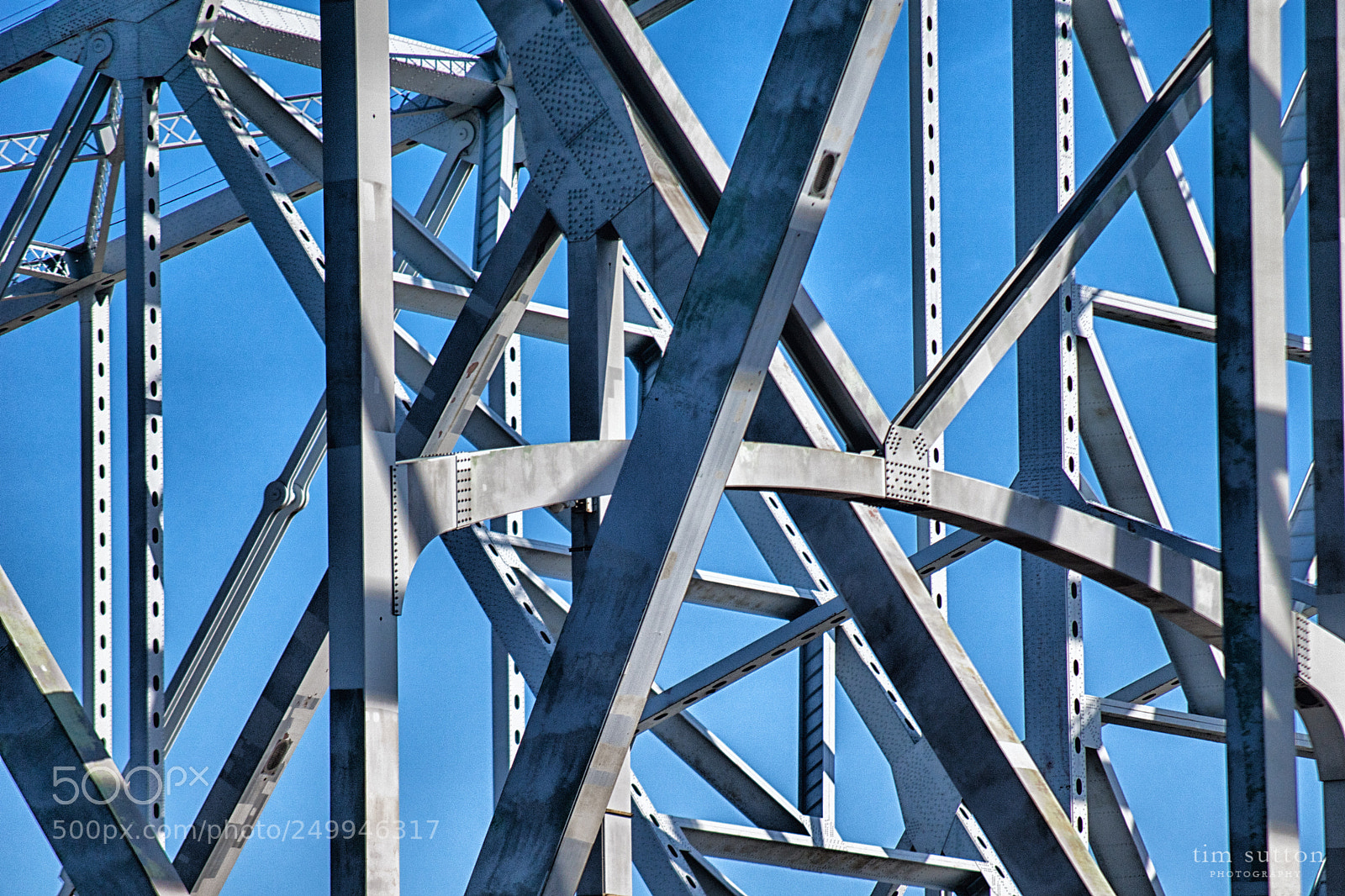 Sony ILCA-77M2 sample photo. Steel bridge trusses photography
