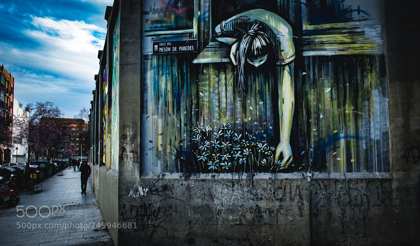 Fujifilm X-E1 sample photo. Walls of lavapies i photography