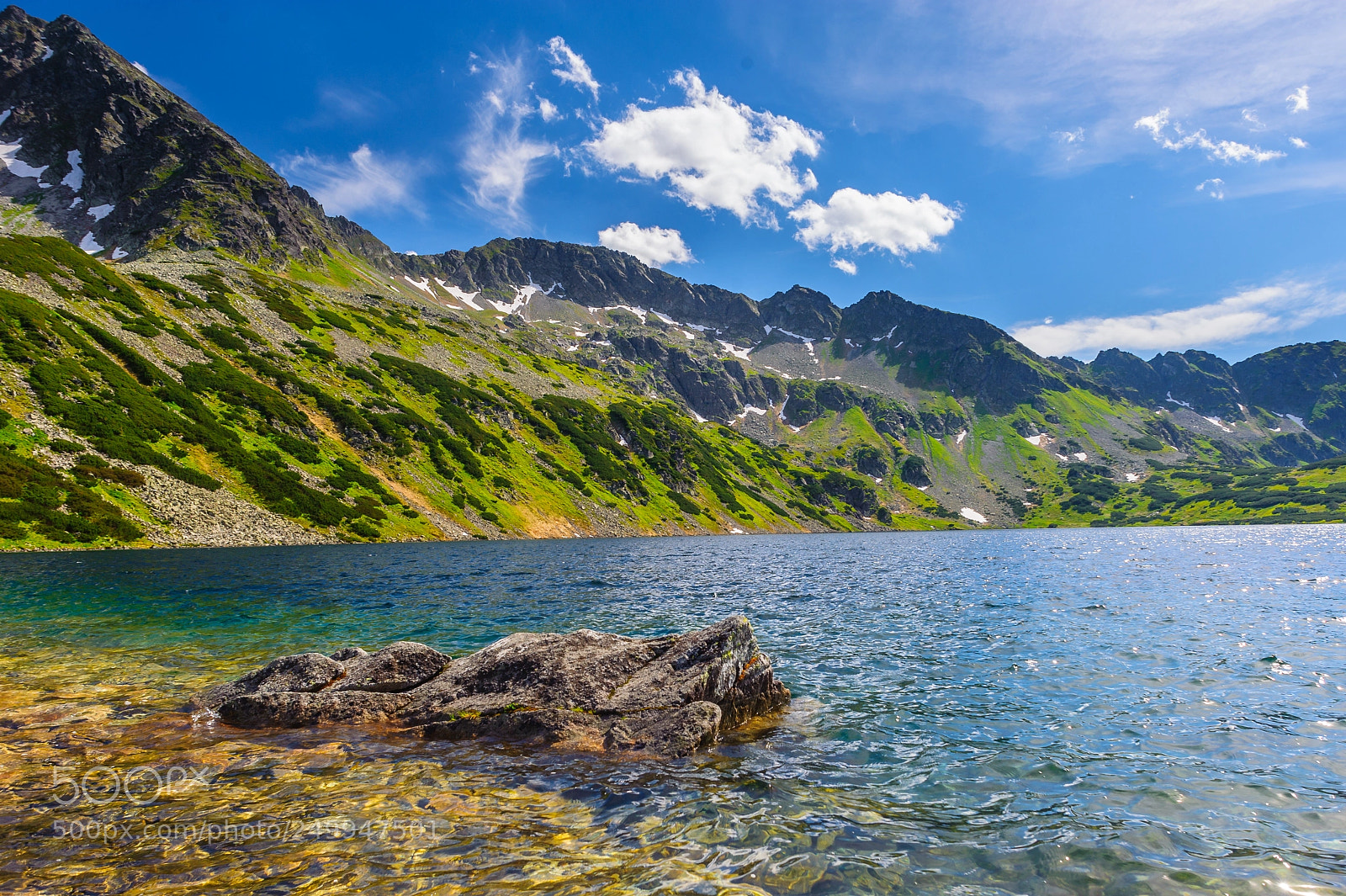 Nikon D700 sample photo. At lake in mountains photography
