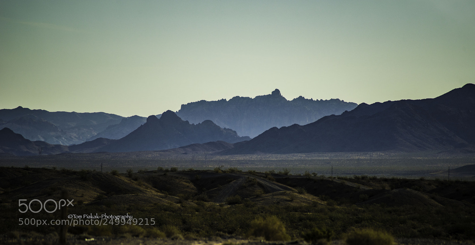 Nikon D810 sample photo. Mountains of fort mohave photography