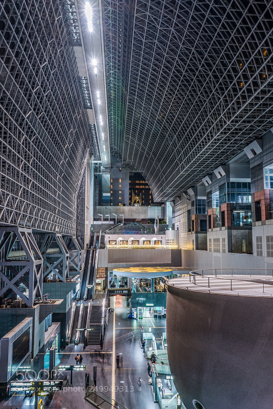 Sony a7 II sample photo. Kyoto station photography