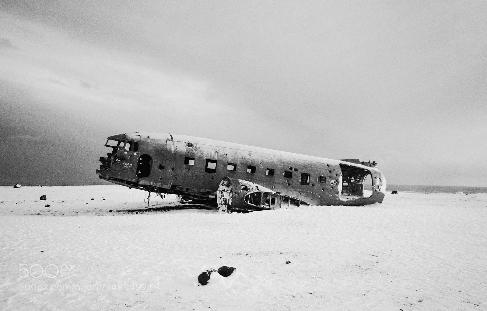 Nikon D3300 sample photo. Abandoned plane crash in photography