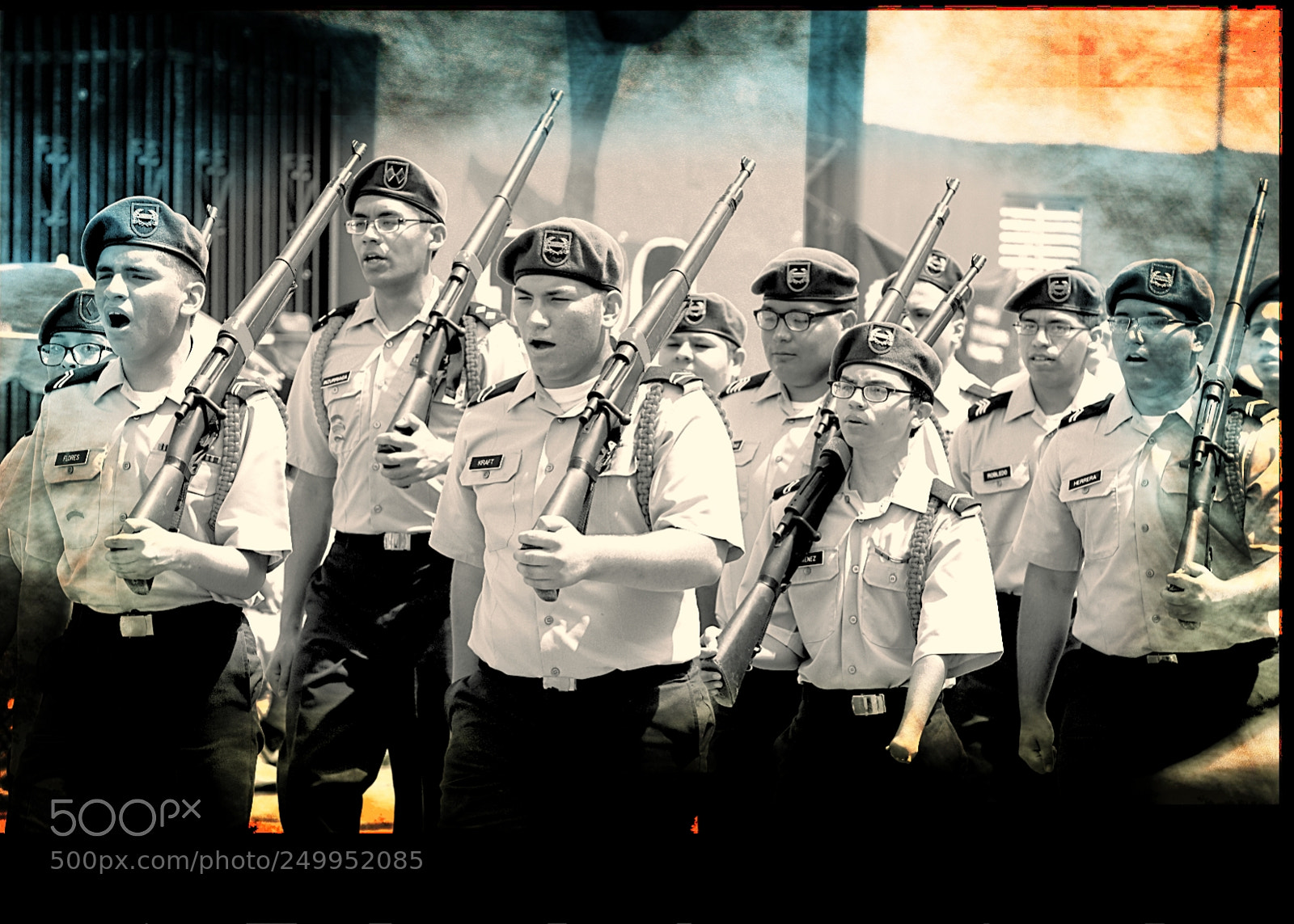 Nikon D810 sample photo. Military honor photography