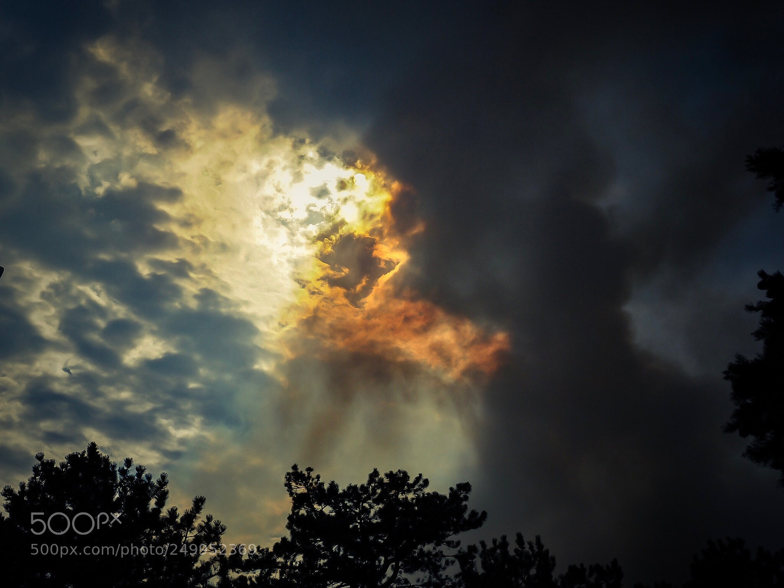 Olympus OM-D E-M1 Mark II sample photo. Fire in the sky! photography