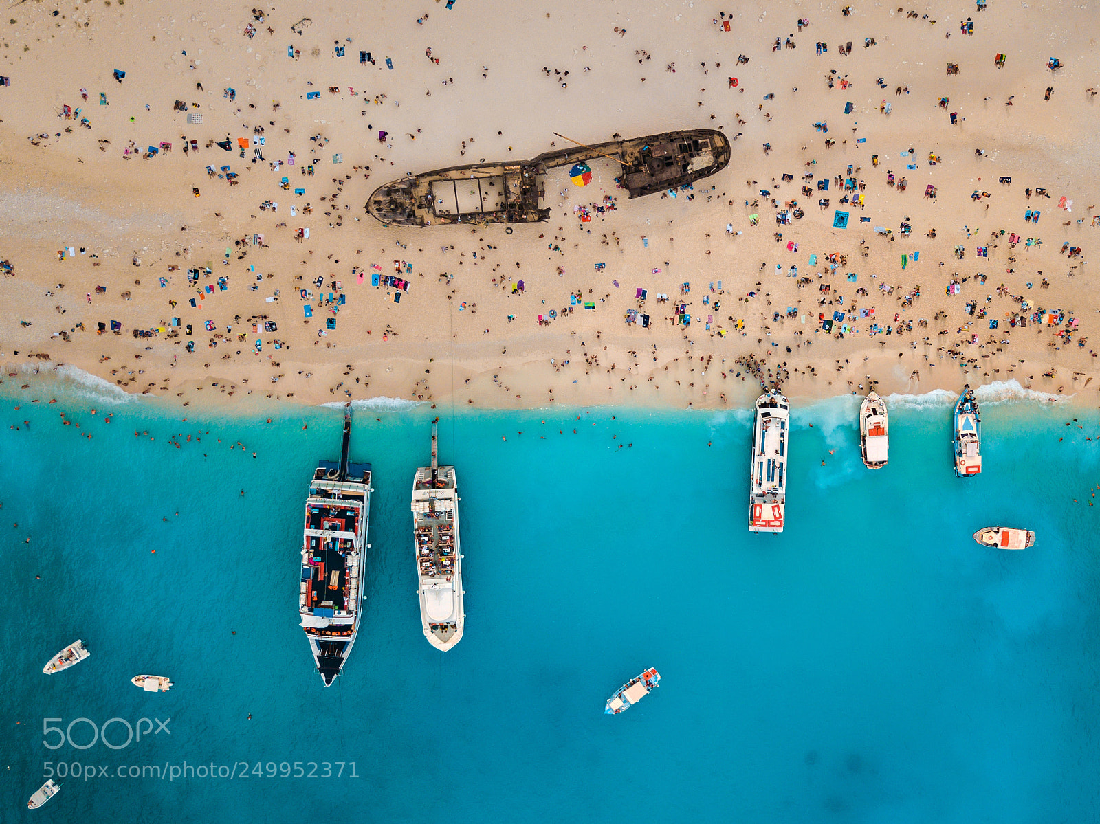 DJI FC220 sample photo. Navagio photography