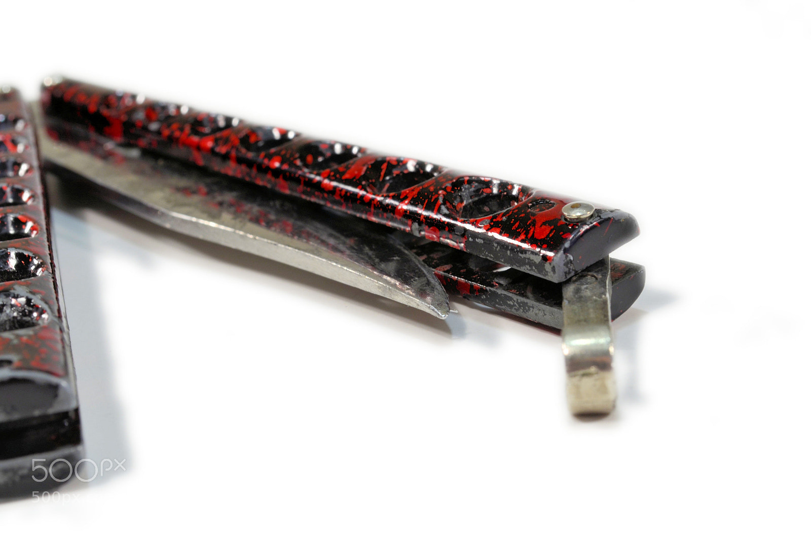 Nikon D7000 sample photo. Butterfly knife photography