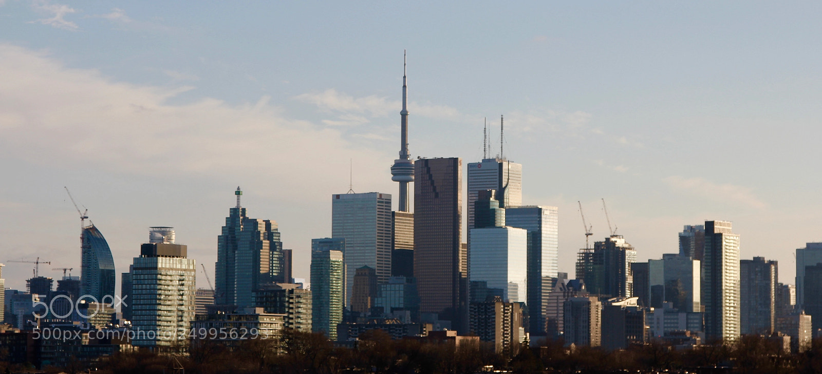 Canon EOS 550D (EOS Rebel T2i / EOS Kiss X4) sample photo. Toronto skyline photography