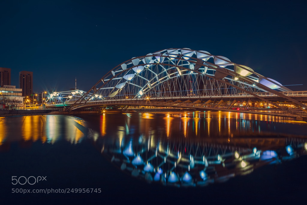 Canon EOS 6D Mark II sample photo. Shining bridge photography