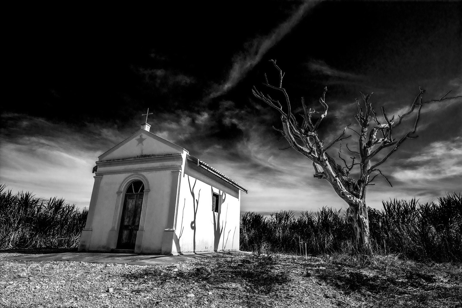 Nikon D7100 sample photo. Beautiful rural chapel photography