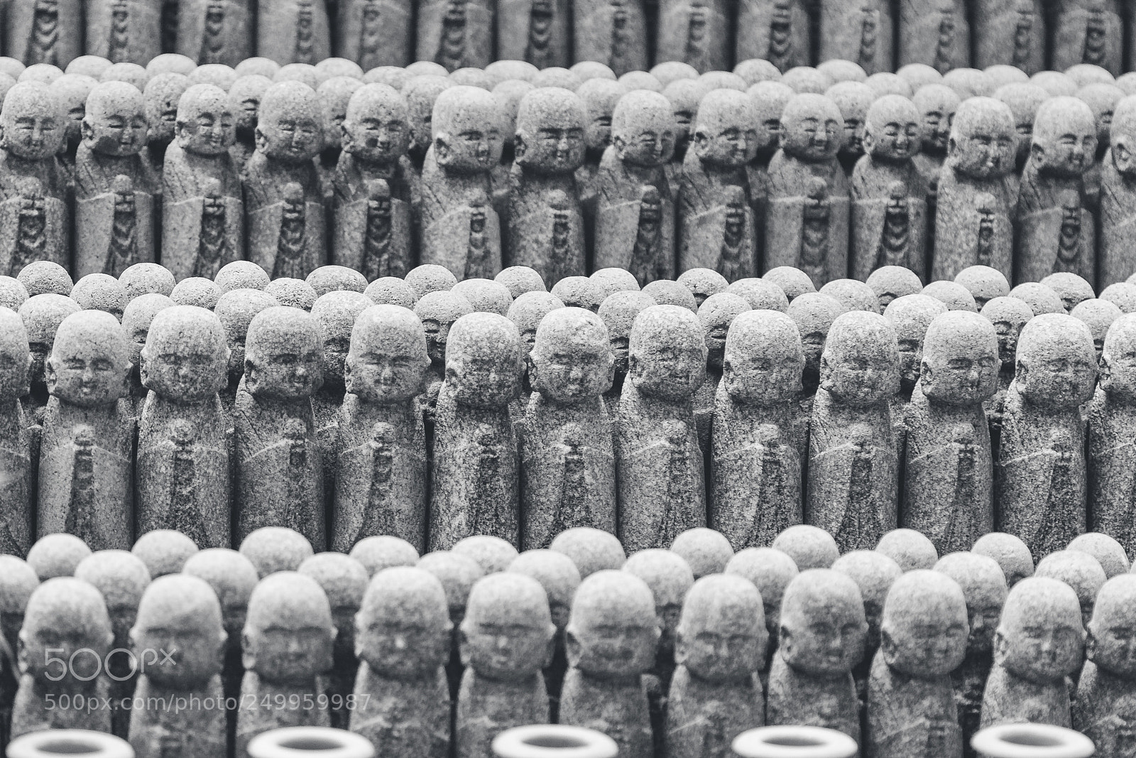 Canon EOS 450D (EOS Rebel XSi / EOS Kiss X2) sample photo. Jizo statues at hase-dera photography