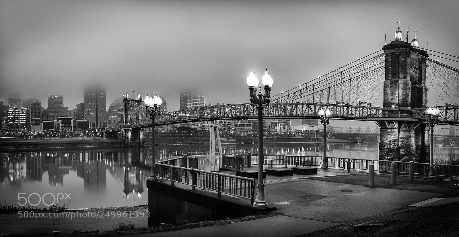 Canon EOS 60D sample photo. Roebling fog ii photography