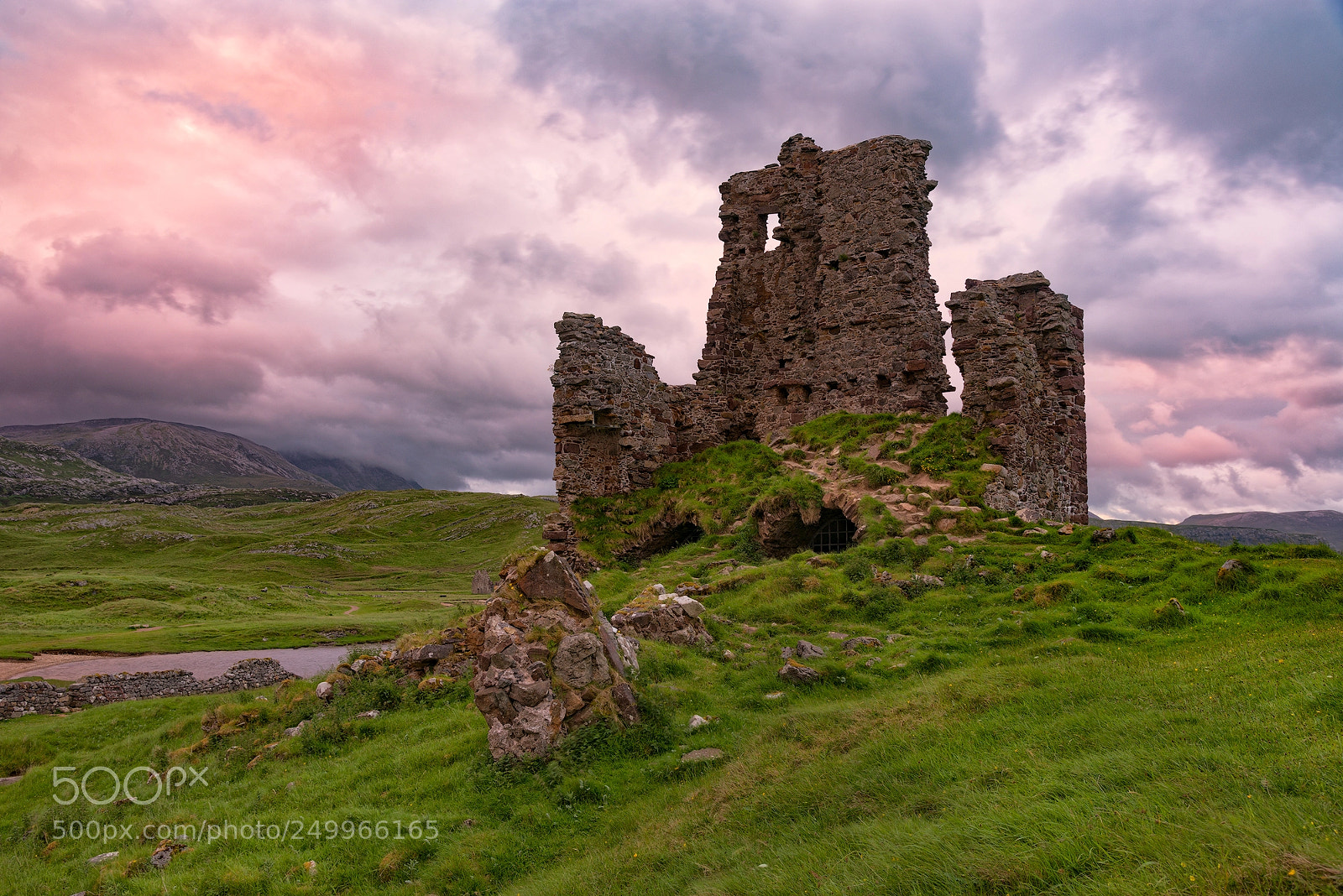 Nikon D800 sample photo. Castle ruins in scotland photography