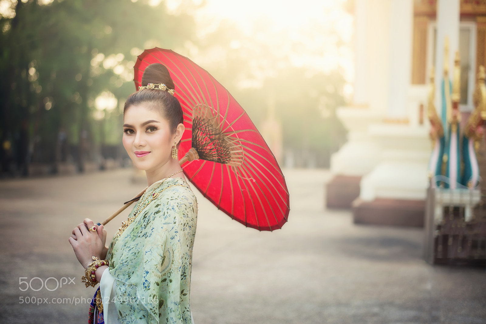 Nikon D600 sample photo. Beautiful woman in thai photography