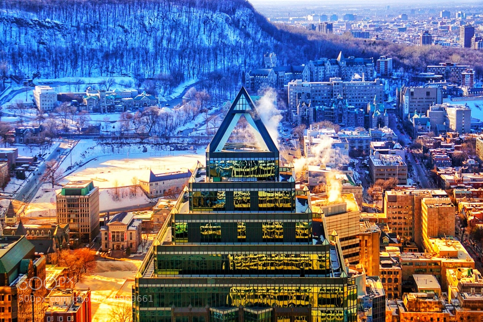 Sony a6000 sample photo. Downtown montreal view photography