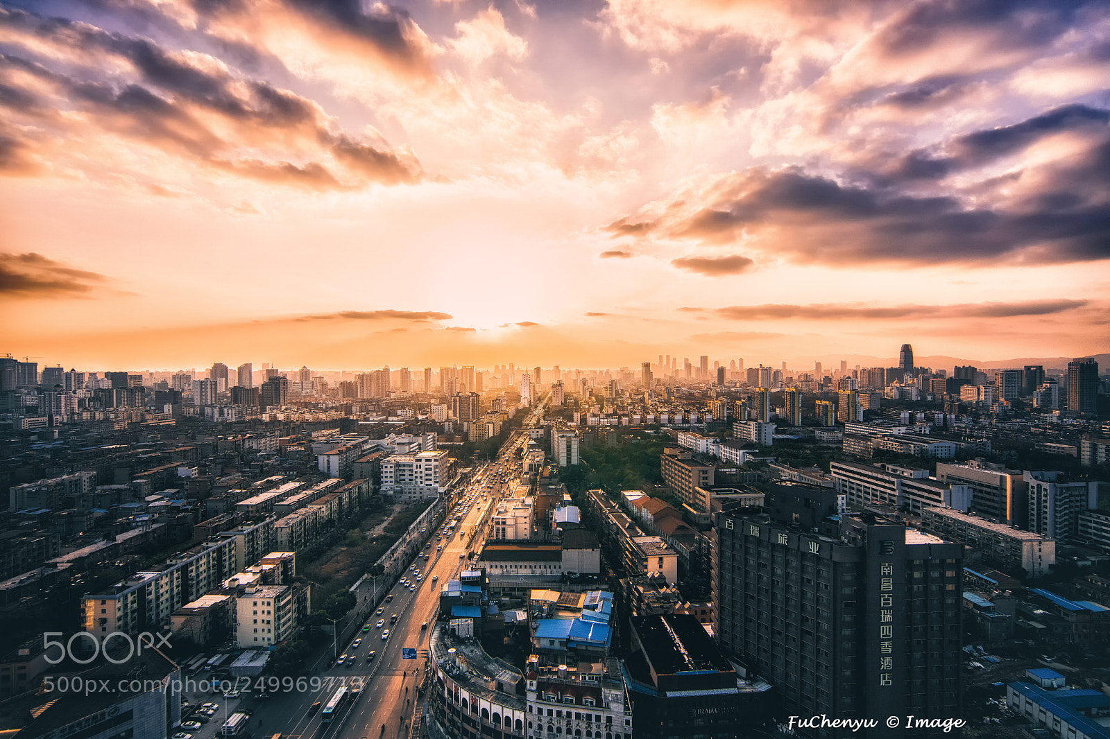 Sony ILCA-77M2 sample photo. Sunset of nanchang photography
