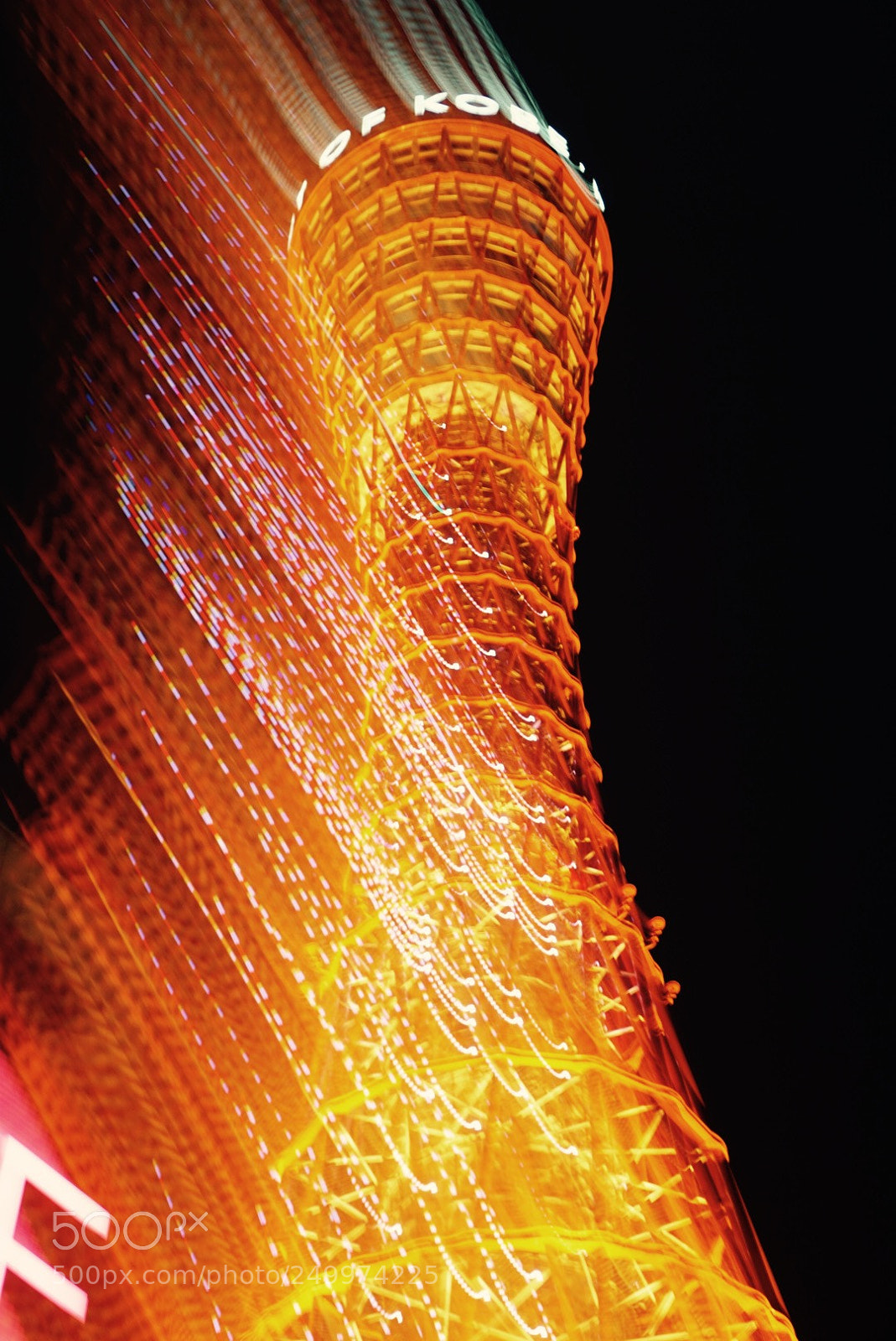 Sony a5100 sample photo. Kobe night out photography