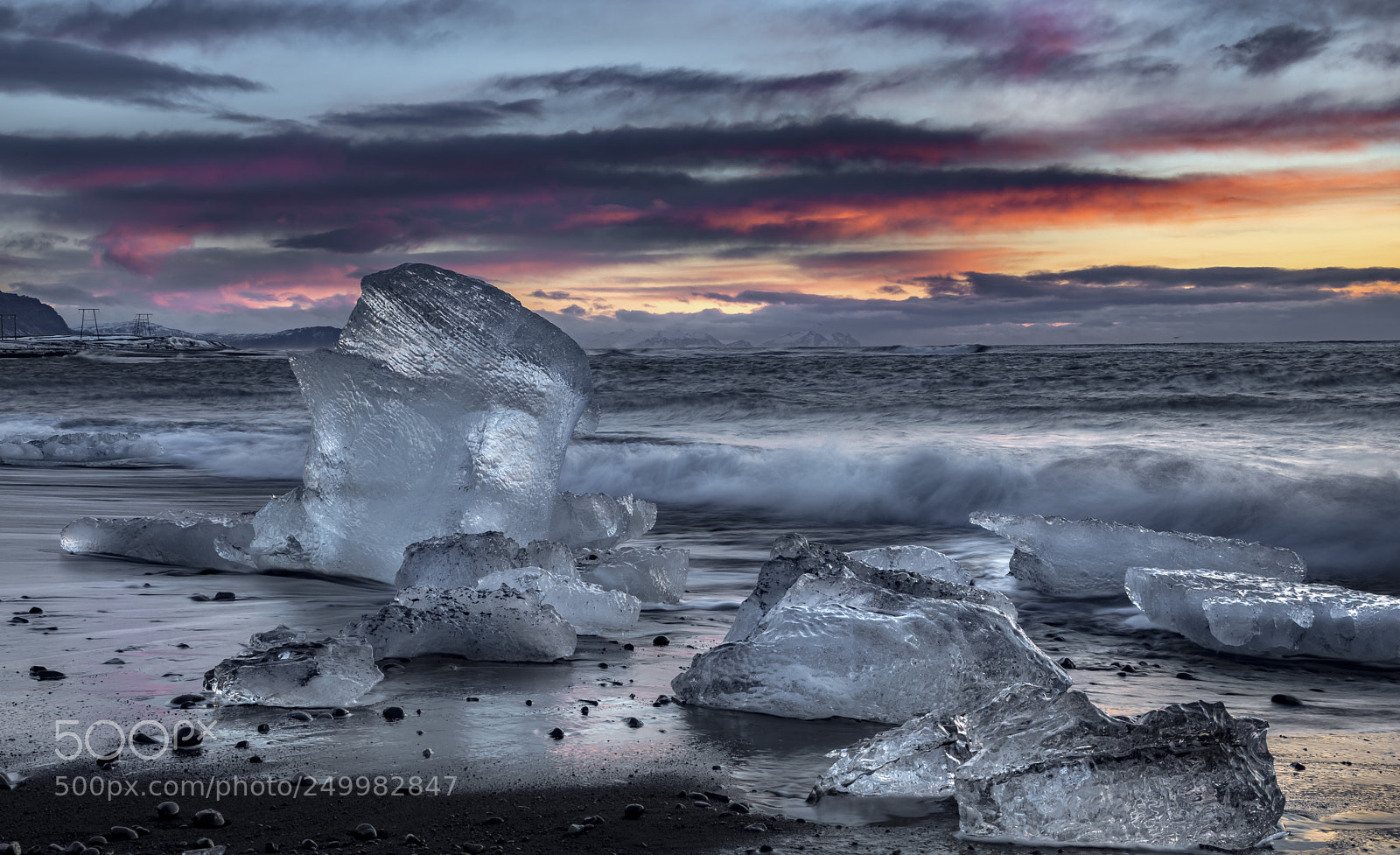 Canon EOS 5D Mark IV sample photo. Ice beach photography