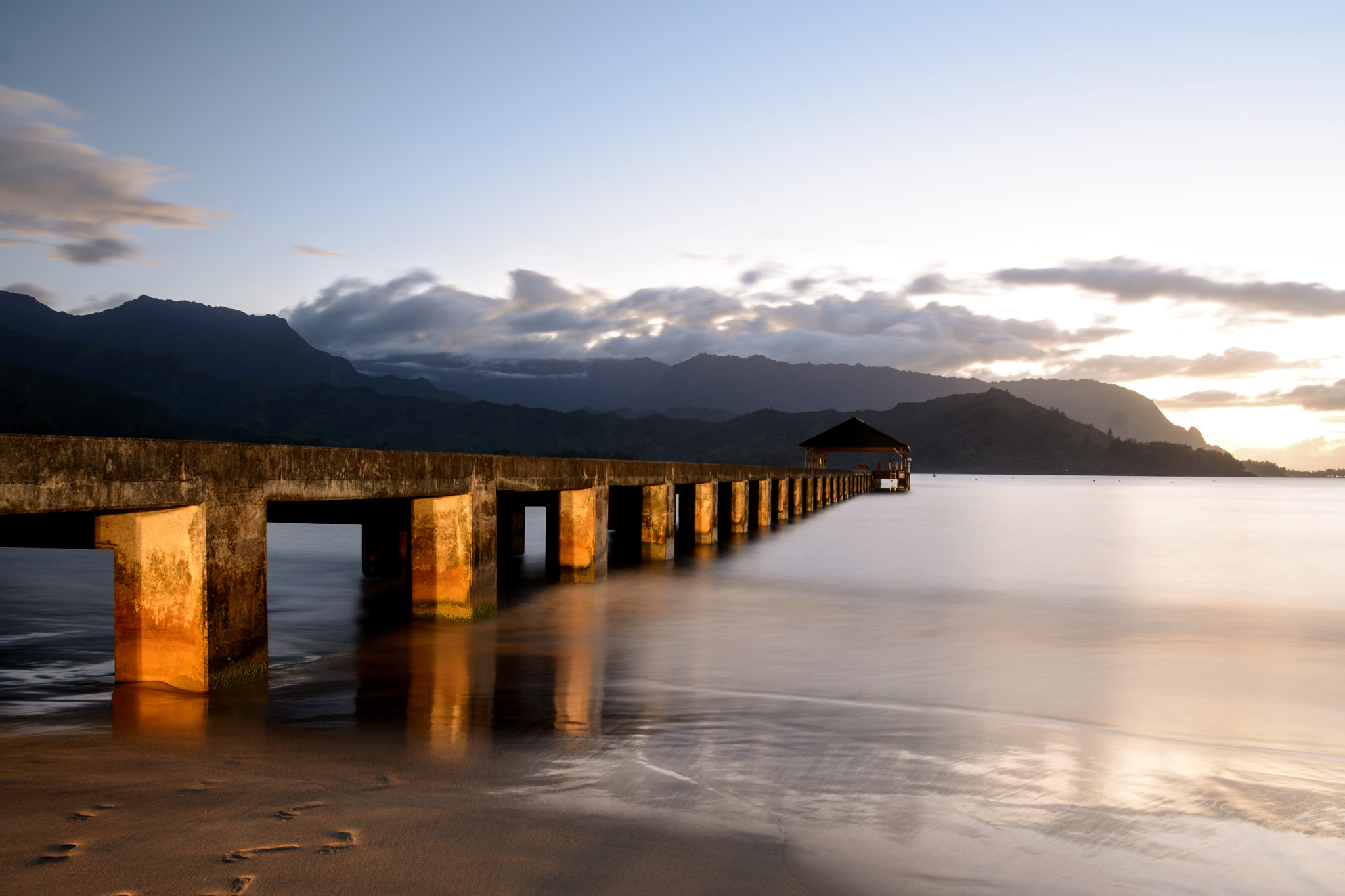 Nikon D7100 sample photo. Hanalei pier photography