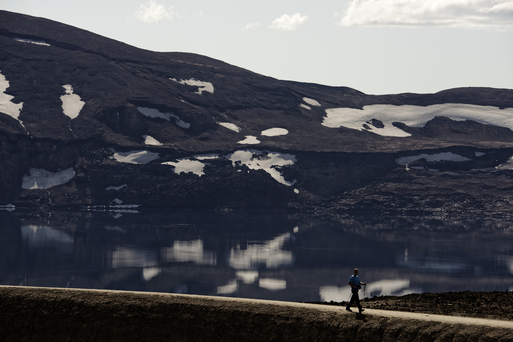 Nikon D810 sample photo. The lake oskjuvatn in the iceland. photography