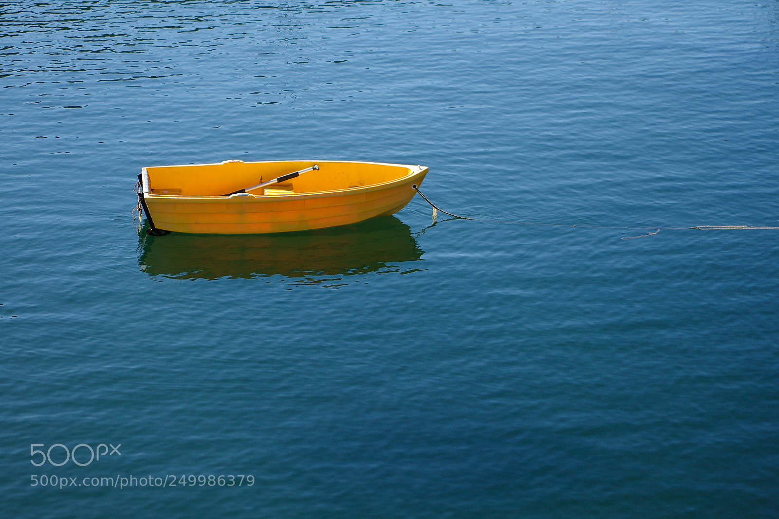 Pentax K-5 sample photo. Yellow boat photography
