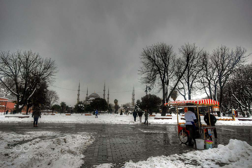 Nikon D200 sample photo. Sultanahmet square photography