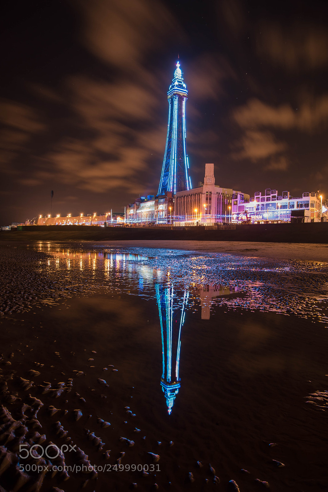 Nikon D5500 sample photo. Blackpool tower photography