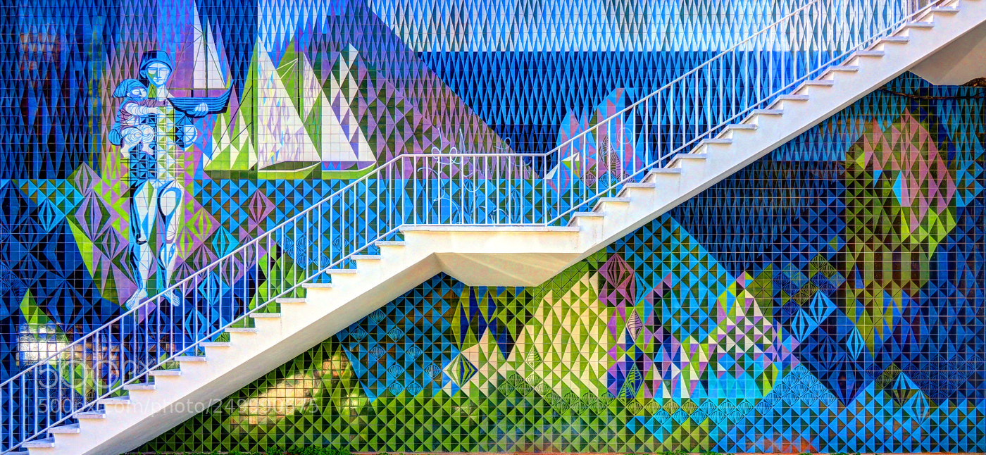 Olympus OM-D E-M5 II sample photo. Stairs in av infante photography