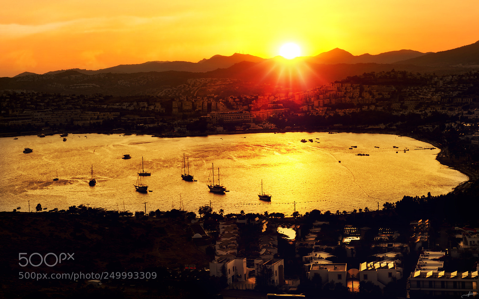 Nikon D3S sample photo. Sunset at bodrum photography