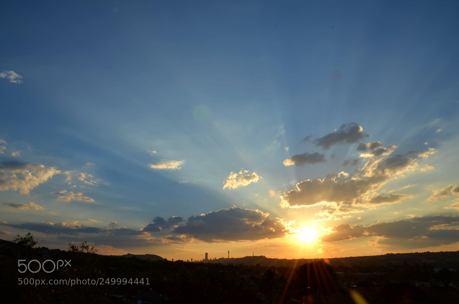 Nikon D5100 sample photo. Johannesburg sunset photography
