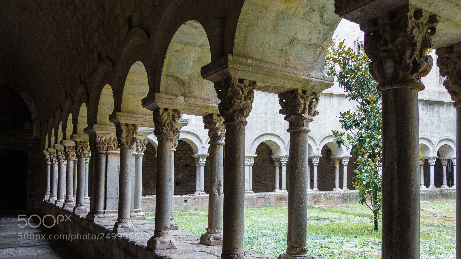 Panasonic Lumix DMC-FZ200 sample photo. The romanesque cloister photography