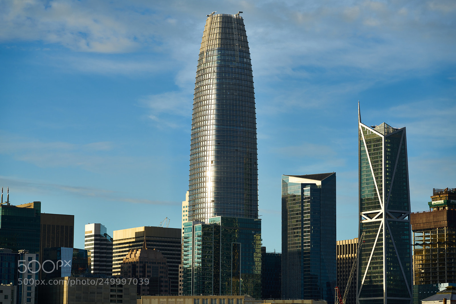 Sony a7R II sample photo. Salesforce tower skyline photography